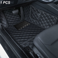 1 PCS Driver Mat Custom Automotive Car Floor Mats For VW Golf 5 2004 2005 2006 2007 Auto Luxury Leather Men Women Car Mats