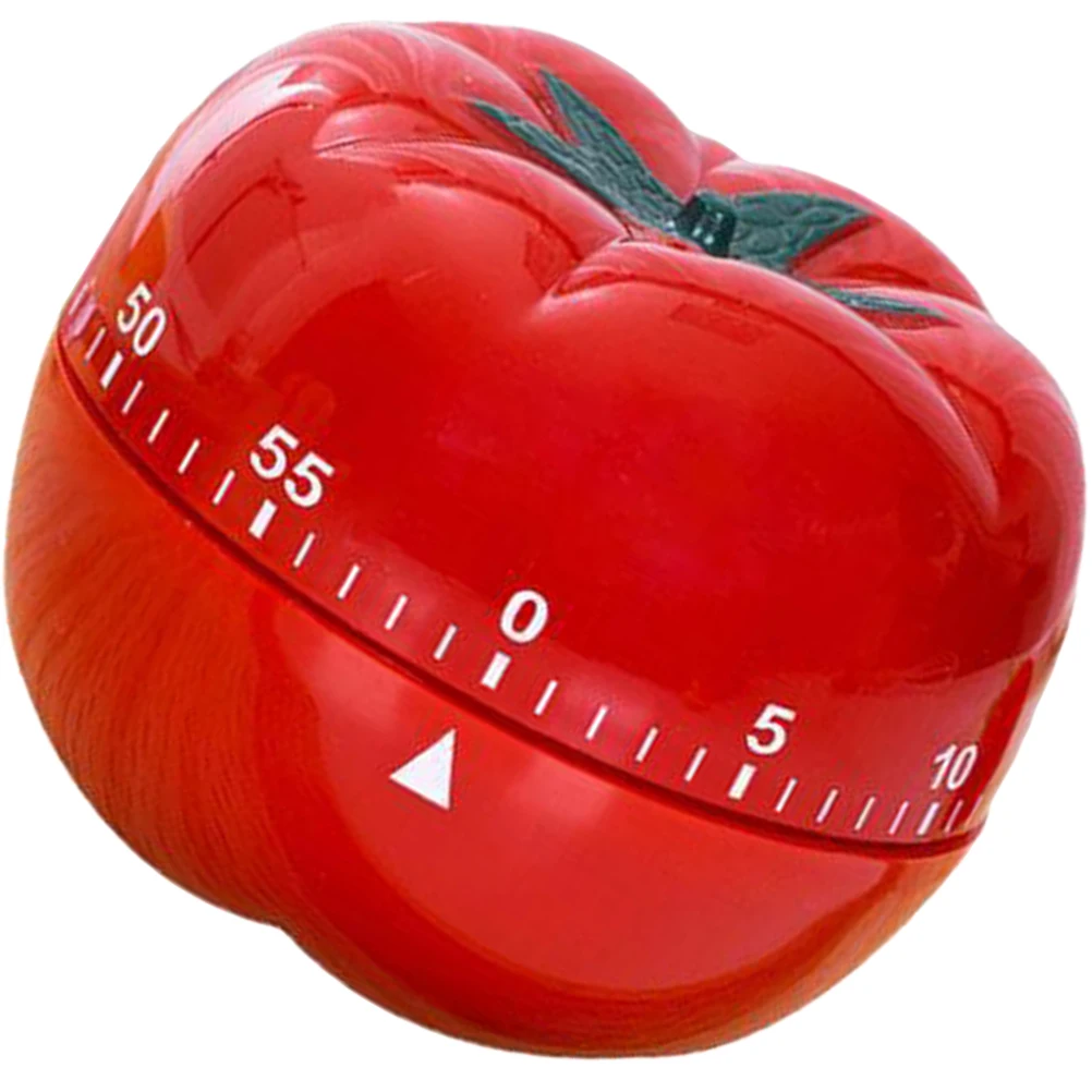 

Tomato Shaped Kitchen Timer Cartoon Countdown Alarm Clock for Kids Cooking Baking Tool Premium Plastic kitchen