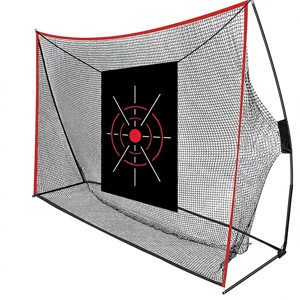 2026 10*7 Portable Golf Hitting Practice Nets Driving Range Golf Training Indoor Outdoor Sport Golf Chipping Net with Targetprom