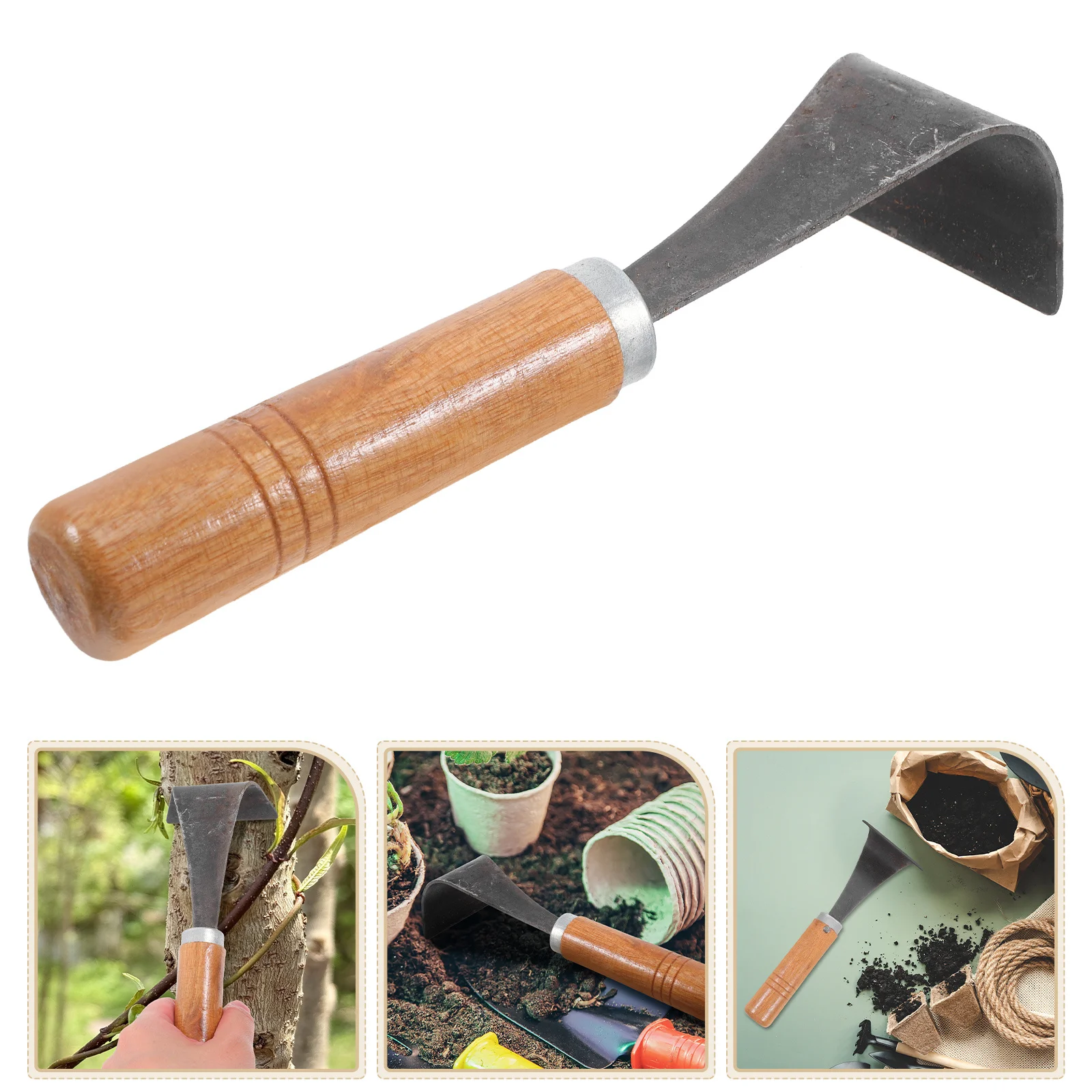 

Garden Tree Bark Cutter Metal Debarking Tool for Weeding Scraping Bark Cutting Vegetable Planting Fruit Tree Grafting