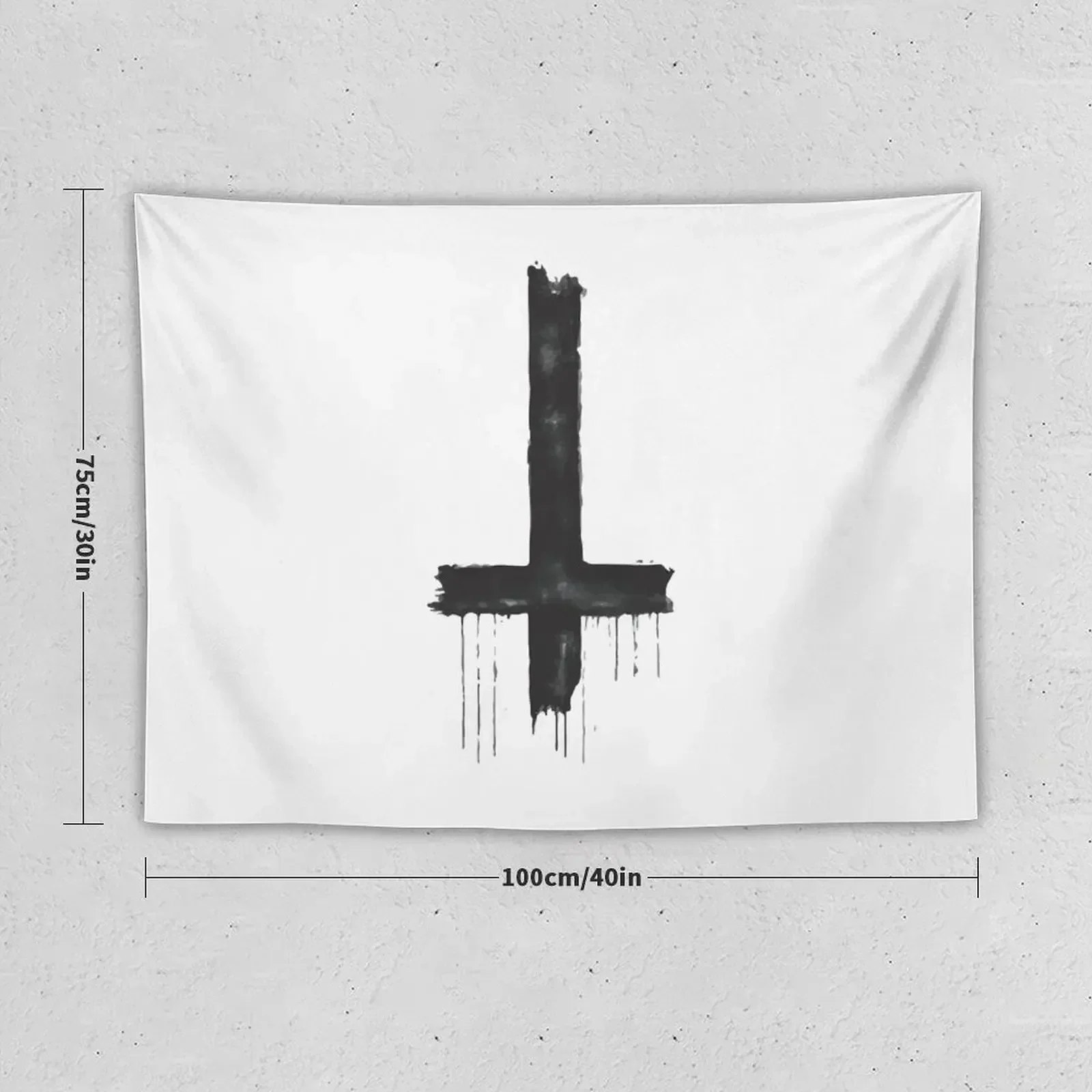 Overturned crucifix Tapestry Things To Decorate The Room Room Decor Cute Home Decorations Aesthetic Room Decoration Tapestry