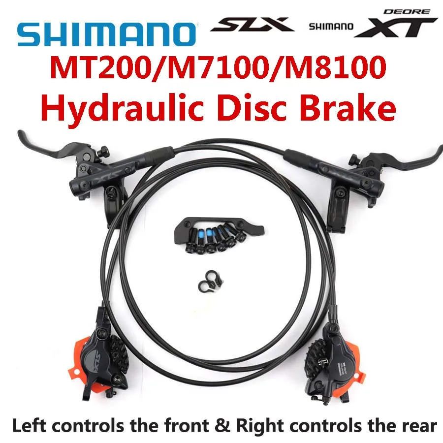 SHIMANO DEORE SLX XT MT200 M7100 M8100 Brake Mountain Bike Hydraulic Disc Brake MTB ICE-TECH  Left & Right