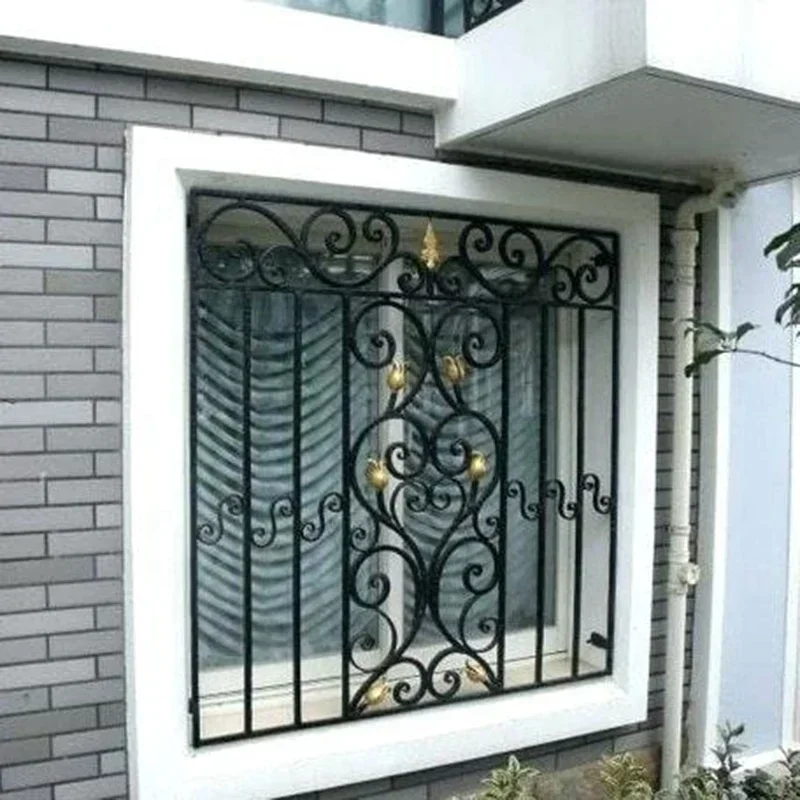 

HOT SALE cast iron crafts window grill