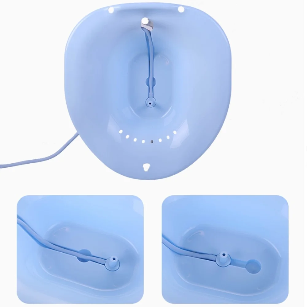 

Portable Postpartum Bidet Anti-slip Burr-free Postpartum Basin Curve Design Comfortable Private Bacteriostatic Basin Hemorrhoid