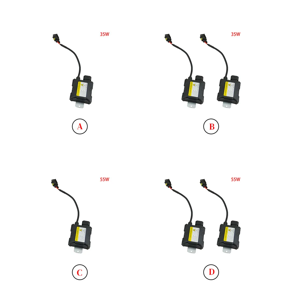 

HID Ballast 12V Car HID Lamp Stabilizer Headlight Ballast for H1 H3 H3C H4-1 H4-2 H7 H7C 35W 1pc