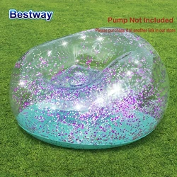 Bestway-silla inflable brillante para exteriores, sillón de salón, informal, Patio, 75115, 1 unidad
