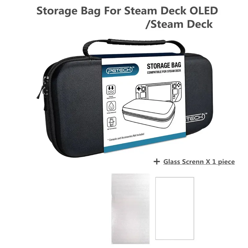 Storage Bag Protective Hard Case For Steam Deck OLED Game Console Oxford Cloth Carry Storage Box For Steam Deck OLED Accessories
