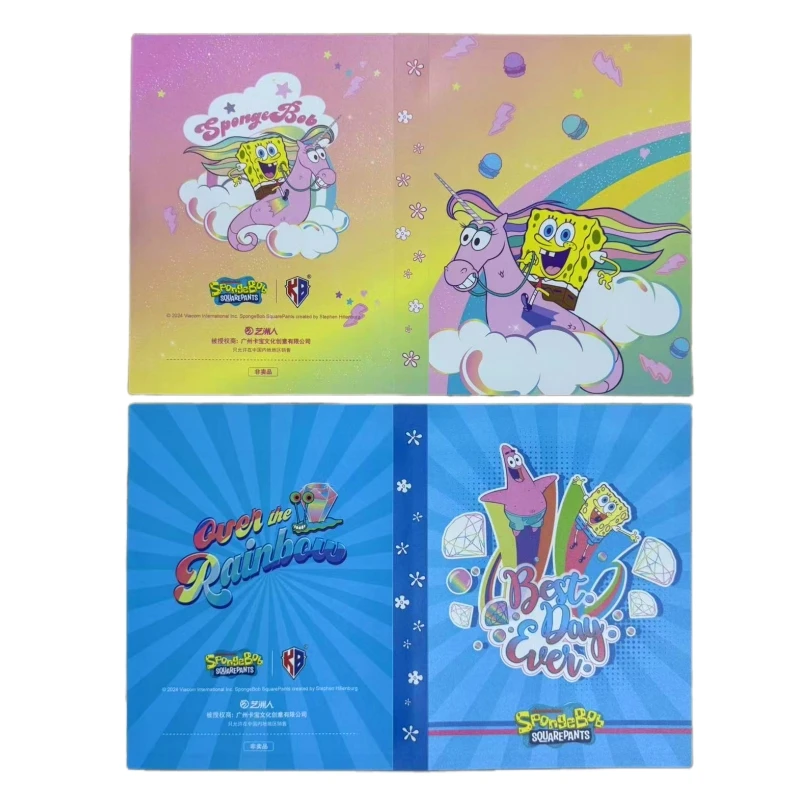 Genuine SpongeBob SquarePants Collection Hobby Card Book Patrick Star Catching Jellyfish Party Game Exchange Children's Gift