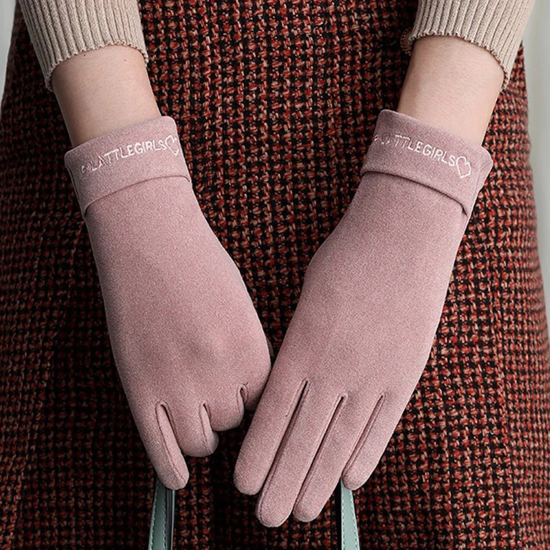 

Ladies' Autumn And Winter New Fashionable And Versatile Touchscreen Gloves