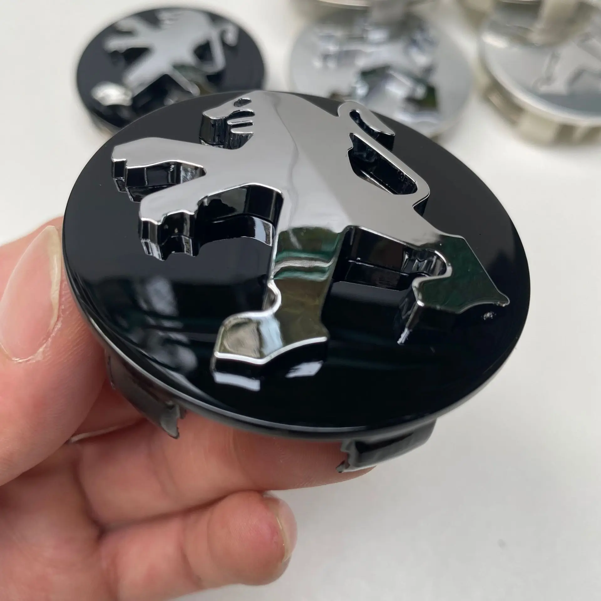 4Pcs Car Emblem Wheel Hub Center Cover Car Accessories For Peugeot 408 4008 308 3008 Rifter 5008 508 2008 208 301 RCZ 407 108