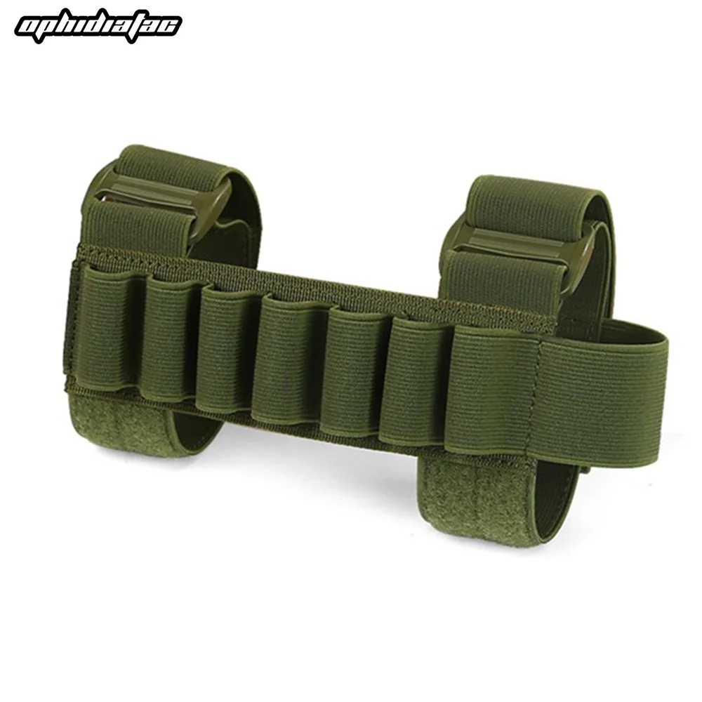 OPHIDIAN Nylon 12 Gauge 7 Round Mag Ammo Pouches for Shotgun Bullet Shell Holder Hunting Accessories Outdoor Magazine