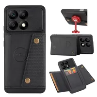 Wallet Card Case For POCO X7 F7 Ultra F6 X6 M6 F5 F3 M5s C75 C65 X3 NFC F4 X4 GT M3 M4 X5 F2 Pro Magnet Back Case Back Cover