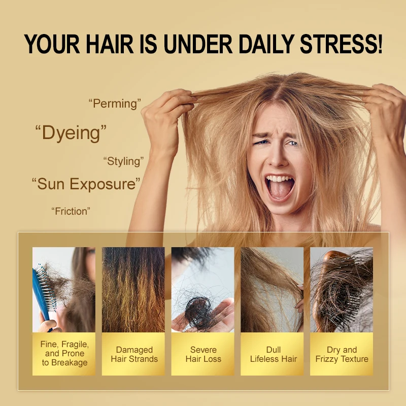 PURC Smoothing Hair Oil Shining Argan Oil Nourishing Soft Repair Damaged Frizz Hair Serum Scalp Treatment Hair Care Products - Image 2
