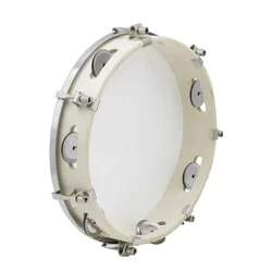 10 In Tambourine Capoeira Leather Drum Tambourine Brasil Wooden Tambourine Precussion Music Instrument for Sale