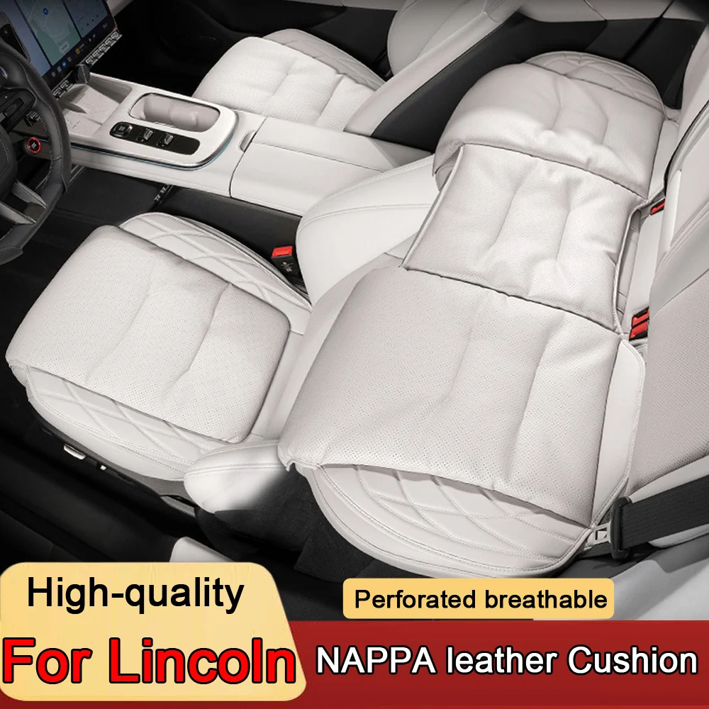 Car Seat Cover NAPPA Leather Auto Seat Cushion protection Pad For Lincoln Aviator MKX ZEPHYR MKC MKZ Corsair Navigator