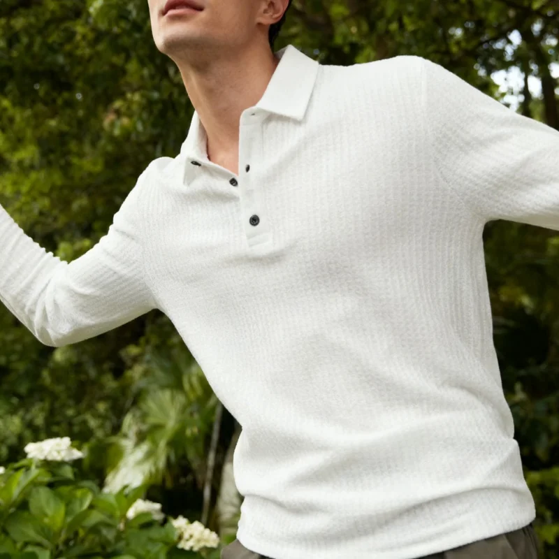 Men's summer-autumn long-sleev - Men'S Fashion Color บทวิจารณ์และราคา
