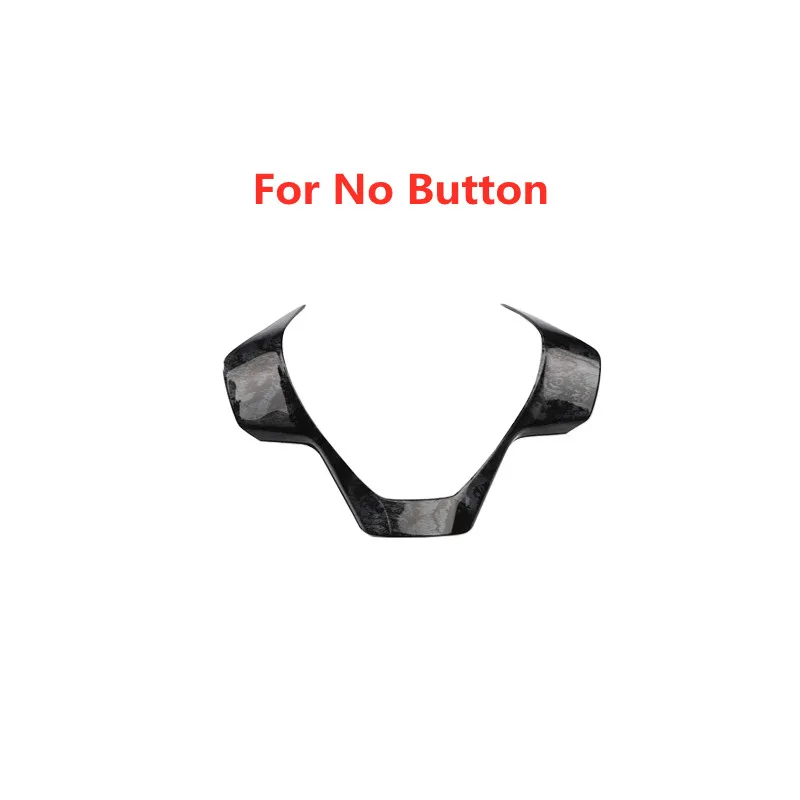 

Black Wood Grain Car Interior Styling Steering Wheel Panel Sticker Cover for Right Hand Drive Honda Freed GB3