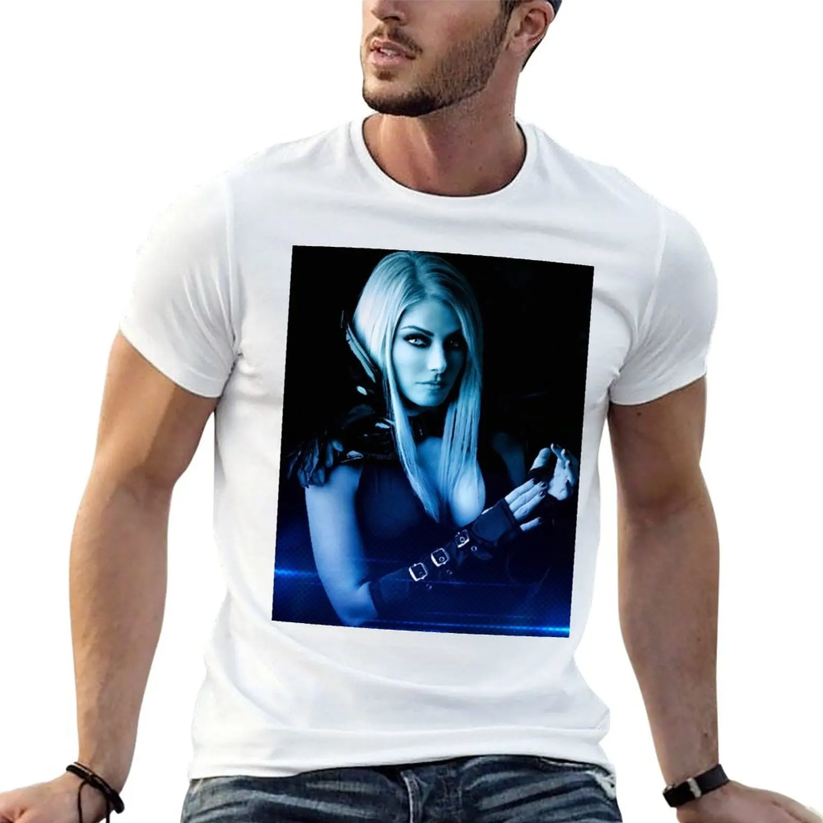 T-shirt Blue is Bliss à motif tendance pour hommes