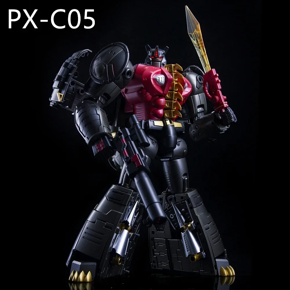 In stock Figura de acción Transformable Planet X IDW PX-C05 PXC05 Robot and Kahal Action Figure Toy Collectible Gift