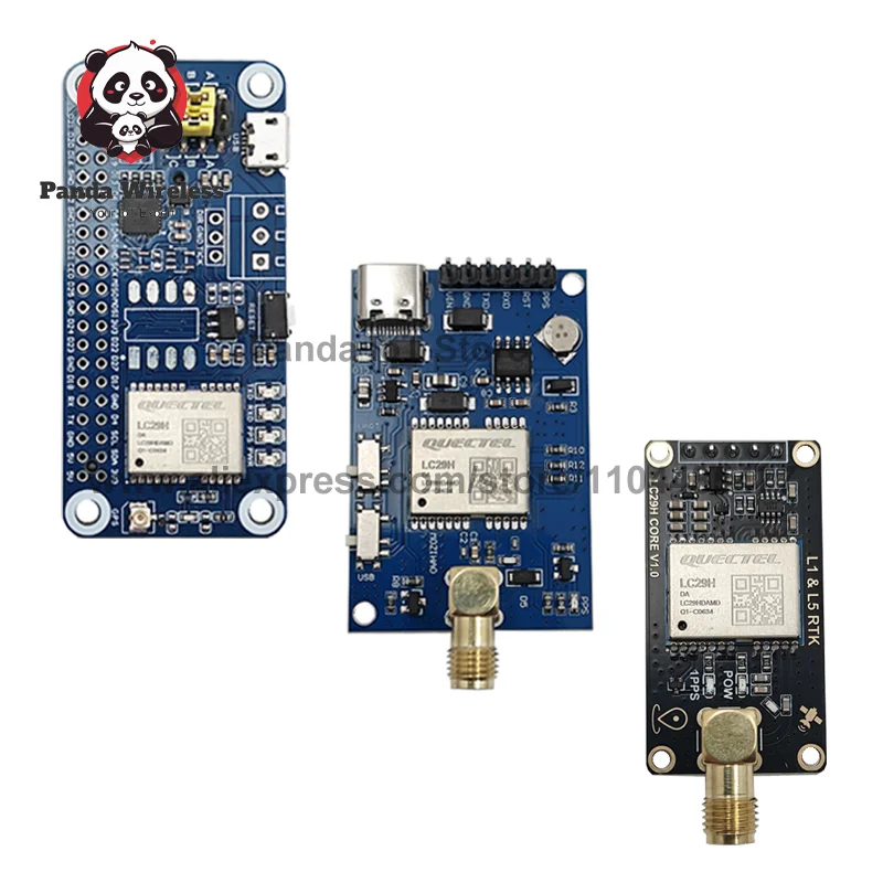 وحدة Quectel LC29H LC29HDA L1 + L5 GNSS Glonass Galileo لوحة أساسية عالية الدقة مع هوائي نشط ثنائي التردد USB GPS