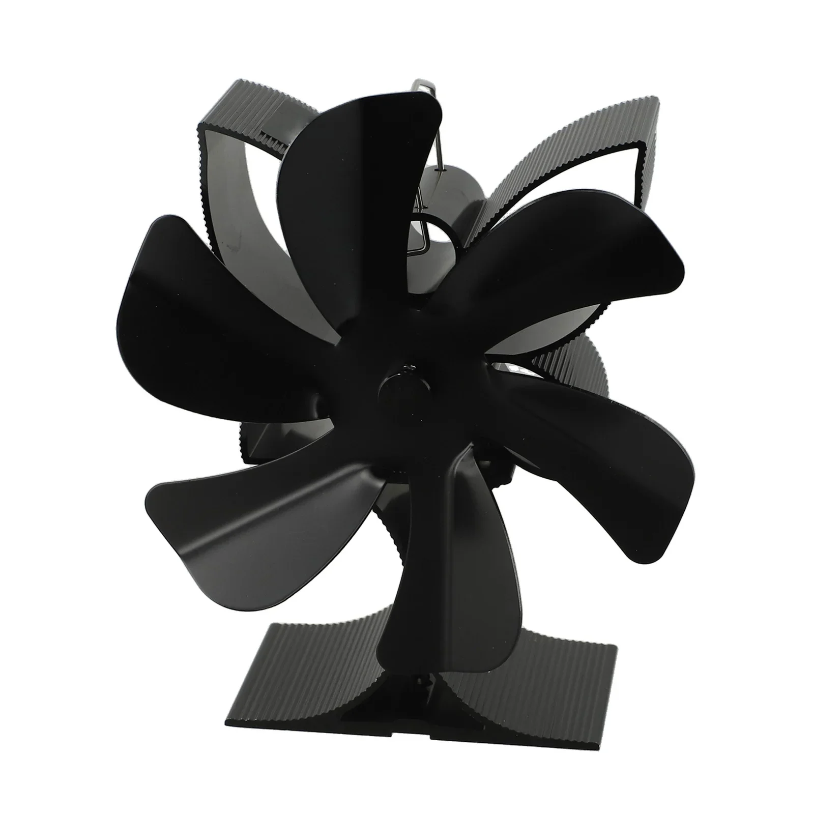 6 Blade Fan Fireplace Fan Heating Solution Improved Hot Air Flow For Coal Stove Efficient Heat Circulation Fan Eco Friendly Fan