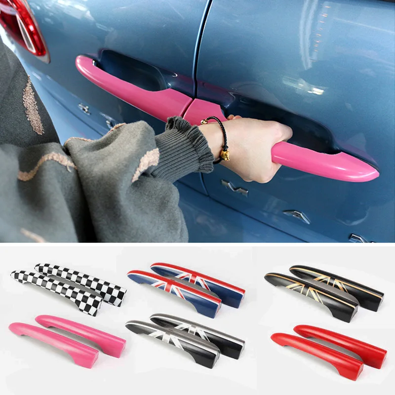 

Car Luggage Door handle decoration Sticker Trunk handle protection cover For M Coope r club F 54 car styling accessories