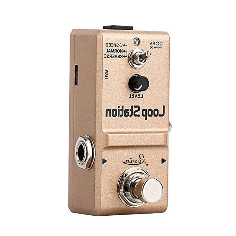 Hot AD- Ln-332S Loop Station Looper Effects Pedal Unlimited Overdubs 10 Minutes Of Looping, 1/2 Time, And Reverse