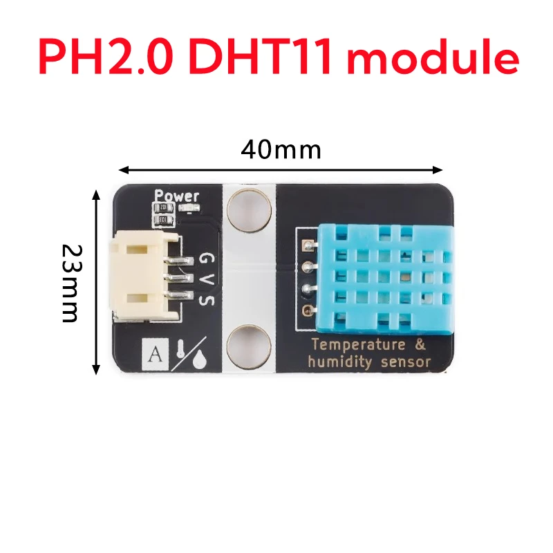 Port PH2.0 DHT11 digital temperature and humidity sensor module sensing probe+DuPont head terminal wire