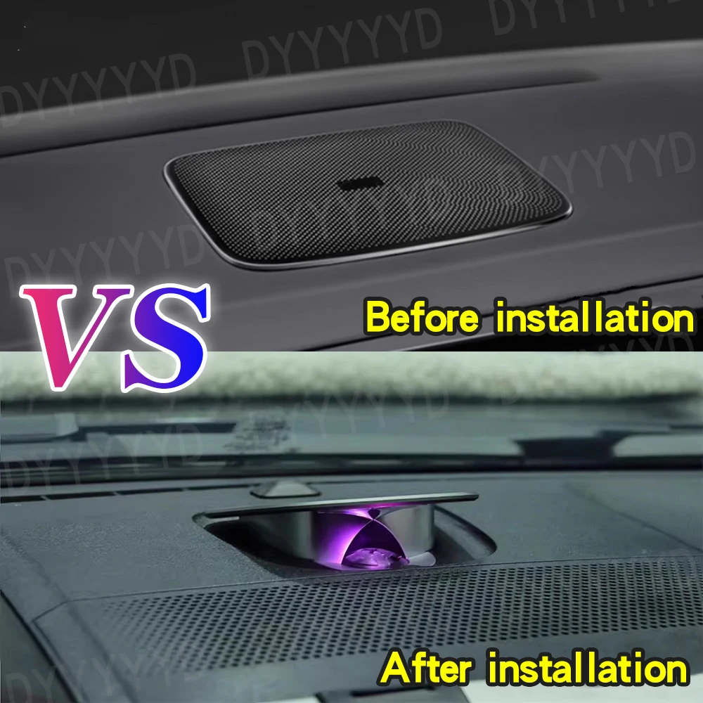 For Ford Mustang Lifting Center Audio Dashboard Tweeter Speakers Ambient Lighting Interior Modification Accessories Speakers
