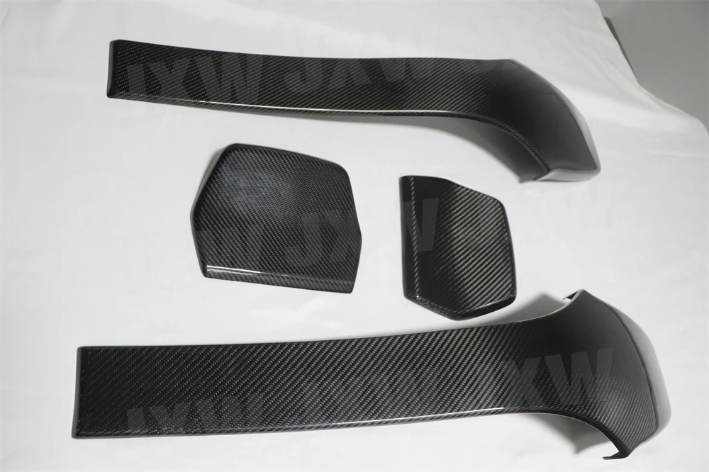 Real Droge Koolstofvezel Auto-interieur Rugleuning Covers Versieringen Voor BMW F80 M3 F82 F83 M4 F87 M2 M2C 2014-2019 Body Kits