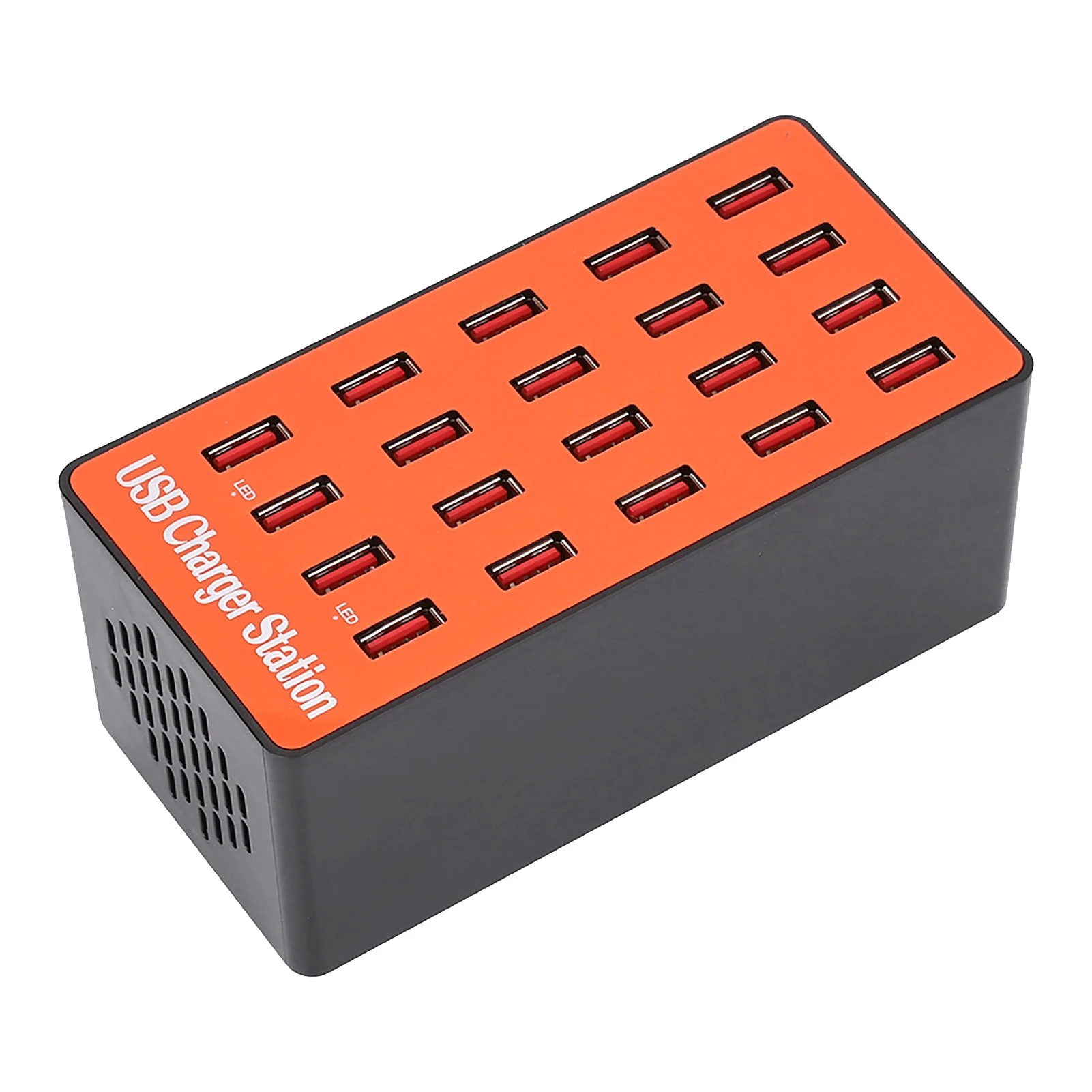High Efficiency 18A/5V Fast Charging Multi 20 Port USB Hub Adapter Power Distribution Fast Heat Dissipation USB Charging Station