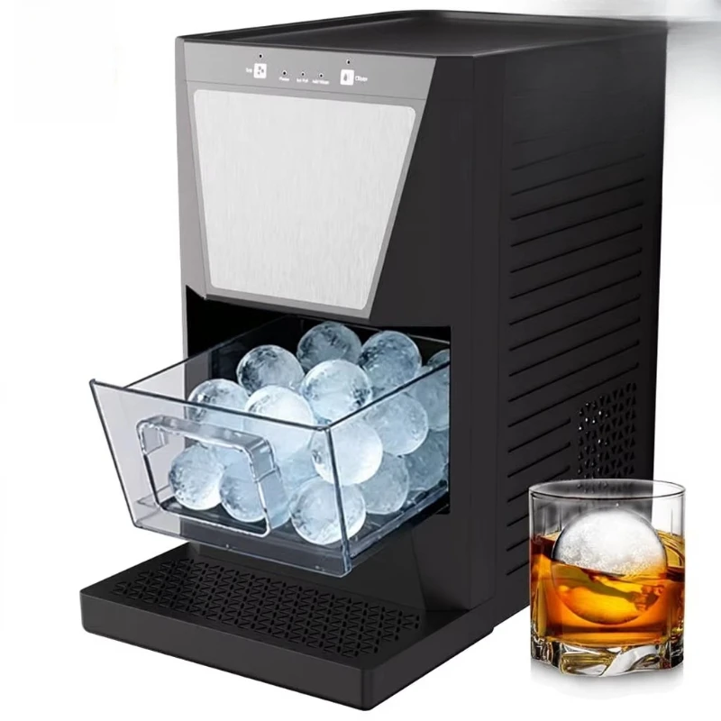 High-quality ice machine, household spherical ice machine 72pcs/day 55mm/50mm transparent spherical ice machine