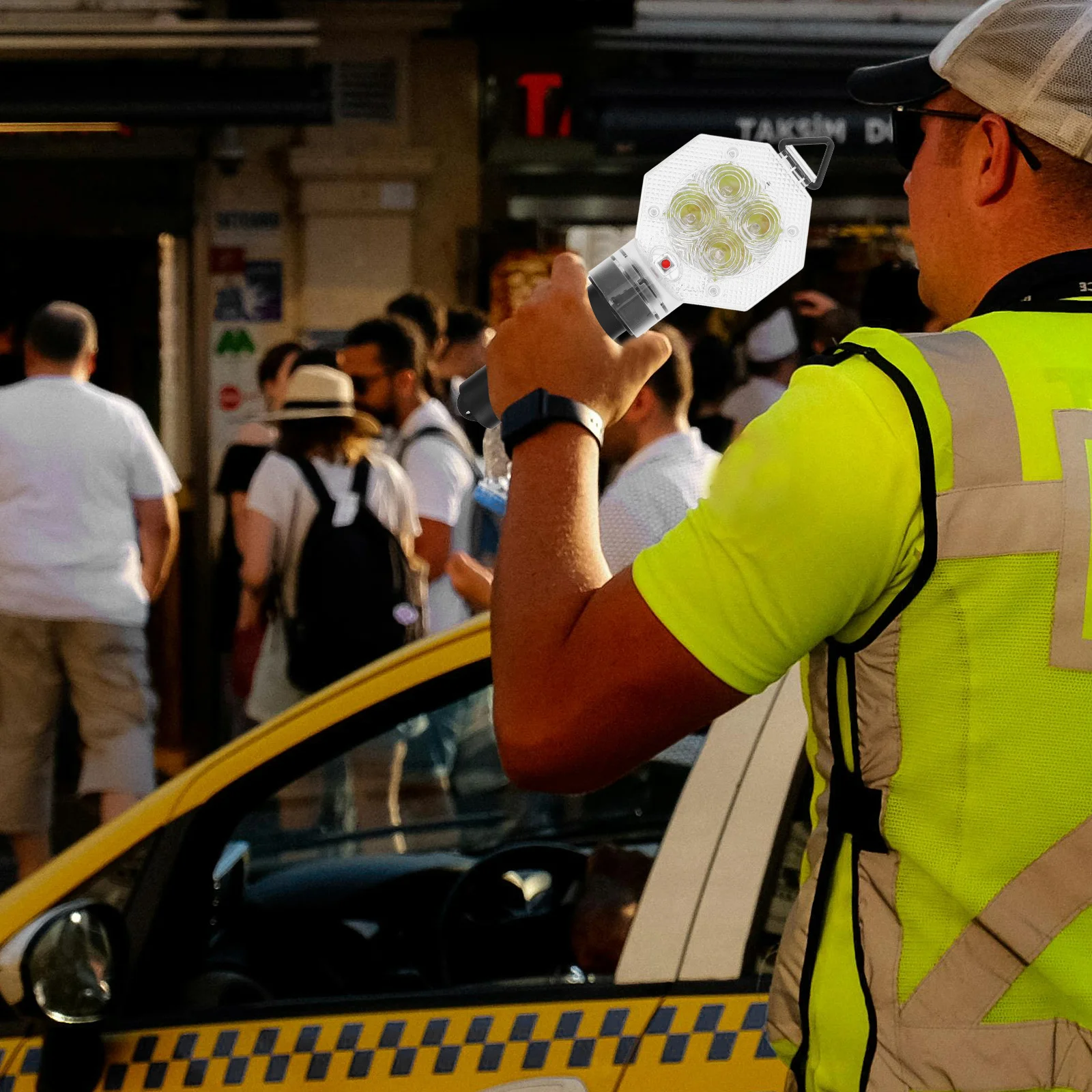 LED Traffic Warning Light Strobe Signal High Visibility Portable Emergency Construction Parking Barrier Flashing