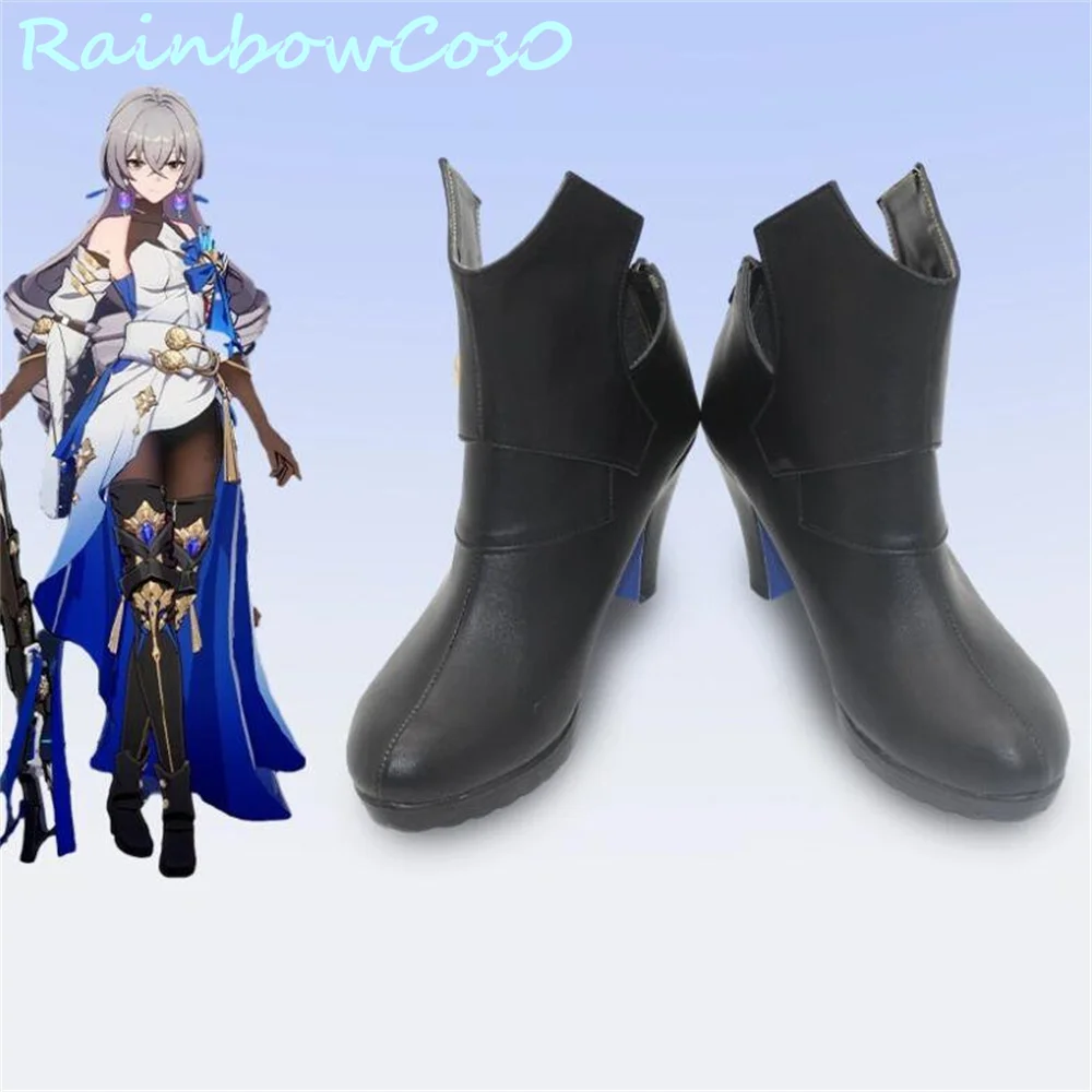 

Bronya Rand Honkai Impact Cosplay Shoes Boots Game Anime Halloween Christmas RainbowCos0 W3416