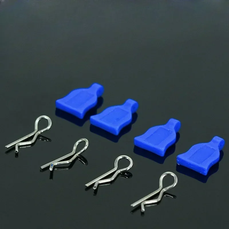 4pc/set 1/10 1/12 Clip R Pins Body Shell Easy to disassemble Silica gel for RC Hobby Model Car