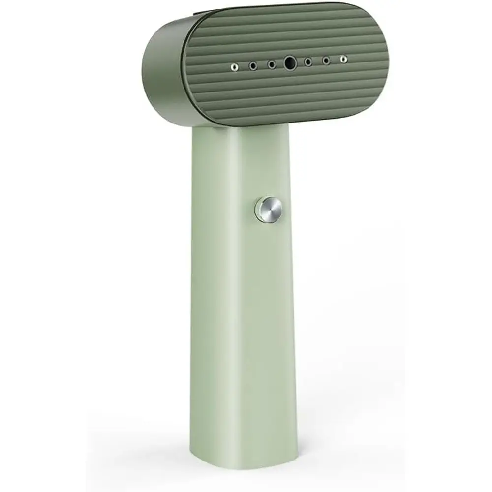 

Портативный утюг-отпариватель 2-в-1 для путешествий, легкий, 10 минут непрерывного отпаривания, 900 Вт, зеленый