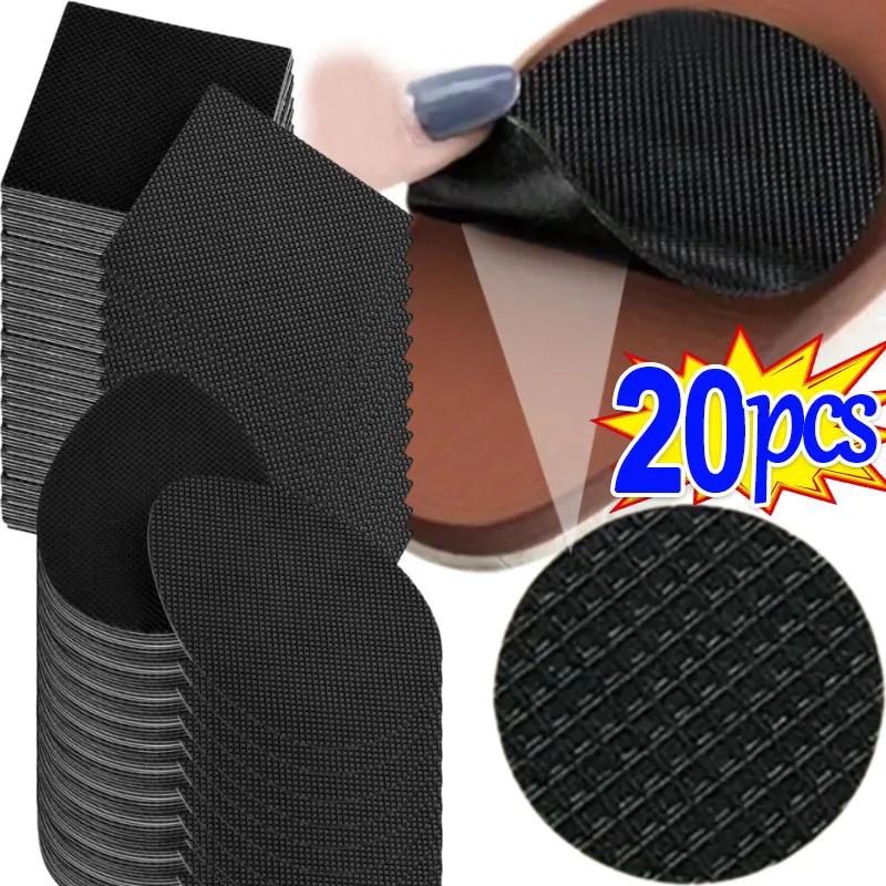 2/20pcs Wear-Resistant Non-Slip Shoes Mat Self-Adhesive Forefoot High Heels Sticker High Heel Sole Protector Rubber Pads Cushion