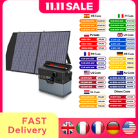 ALLPOWERS Portable Power Station S300 288Wh Solar Generator With 18V 100W Portable Solar Panel for Outdoor Camping RV Home