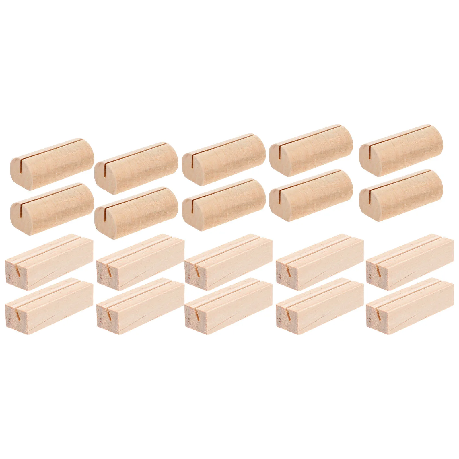 

Wooden Business Cards Holder Desk Stand Photo Display Rack Notebook Folder Organizer Sturdy Quality Contemporary Design Office