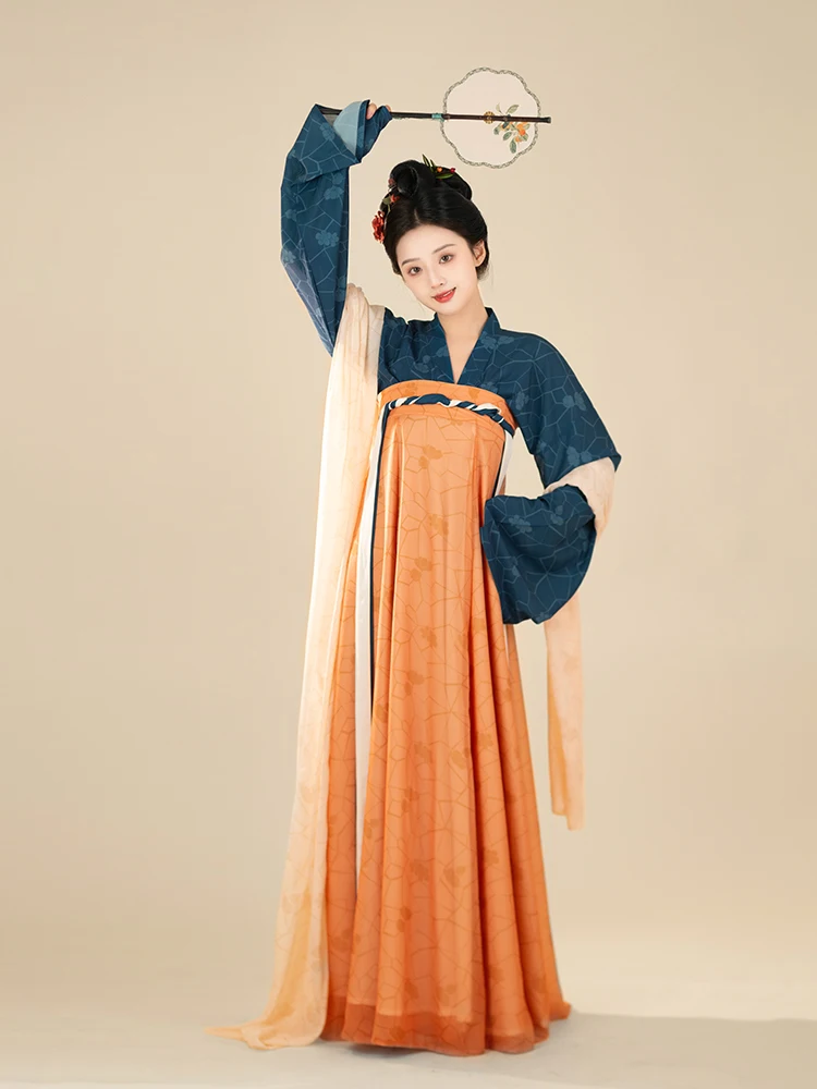 【JIGeng】 Original Hanfu Spring Summer Tang-style Chinese Traditional Hanfu Tube Top With Shoulder Strap