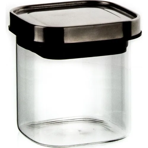 Klt Carre Glass Storage Canister Square 350 ml