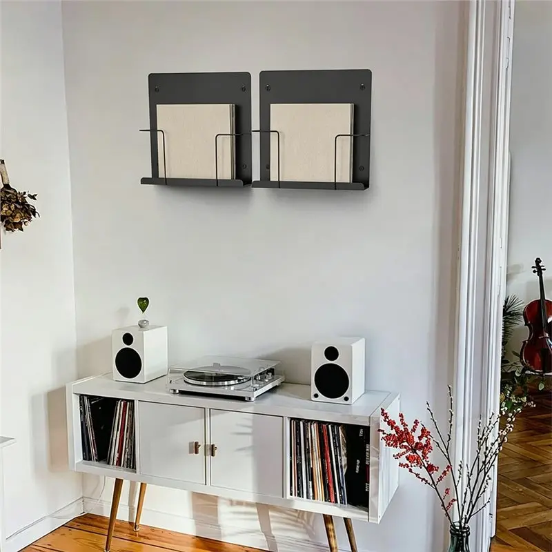 ABMR-2Pack Vinyl Storage Display Holder Vinyl Record Stand Display