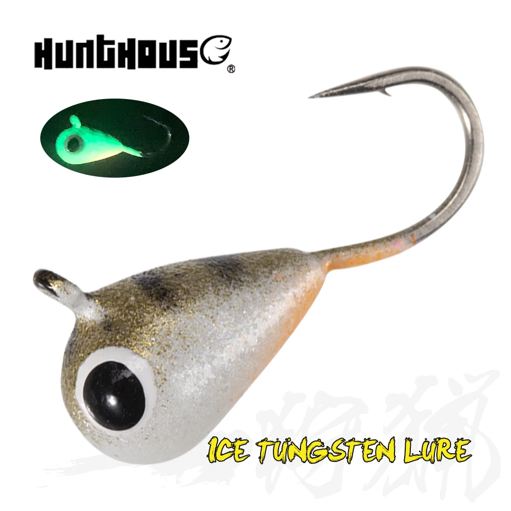 

Hunthouse Ice Tungsten зимняя головка рыболовная Тонущая приманка жесткая приманка УФ светящаяся 5 шт 4/5 мм 1 г 1,8 г соленая вода для щуки рыболовные снасти