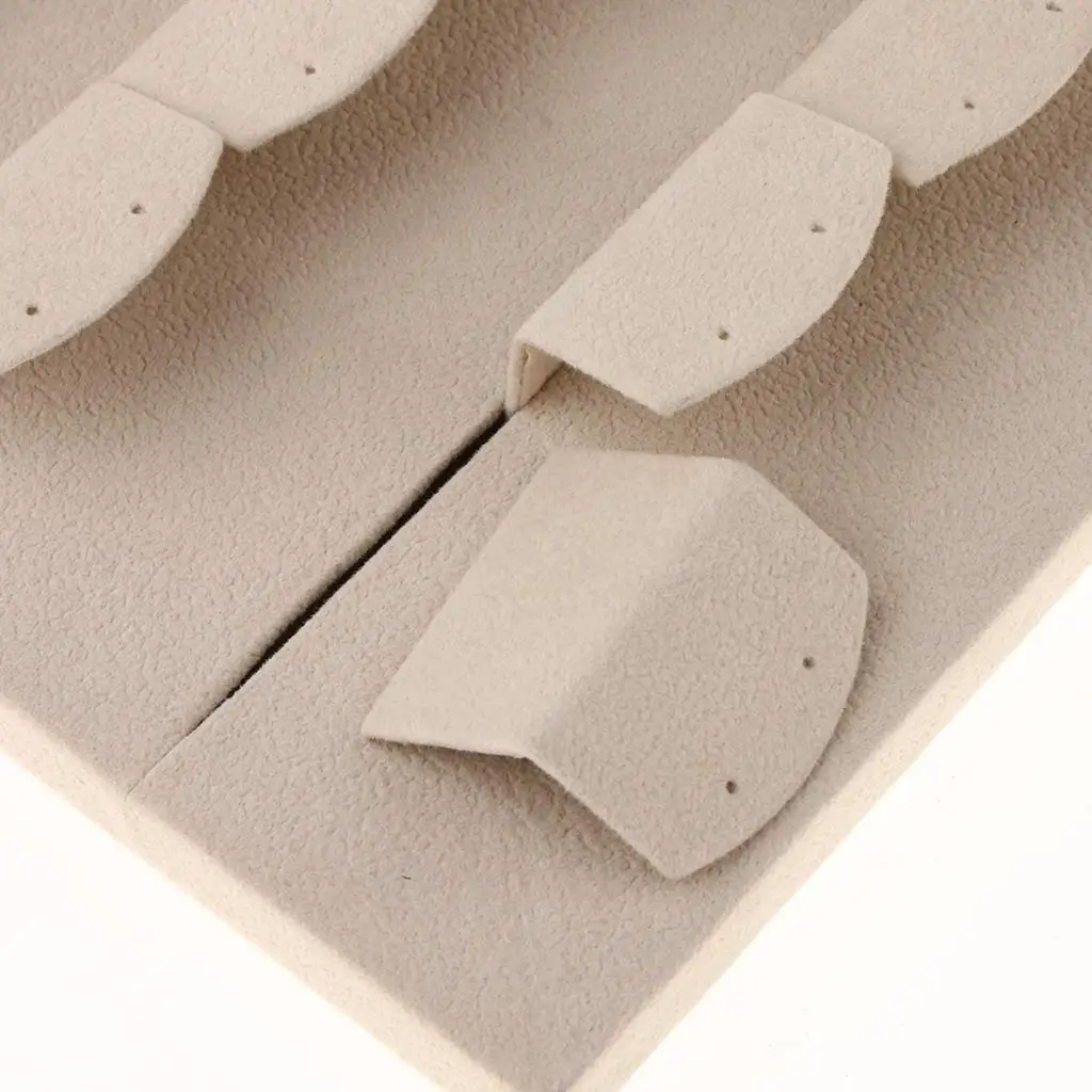 

Wooden Jewelry Display Stand Velvet Organizer for Earrings Bracelets Necklaces Jewelry Storage and Store