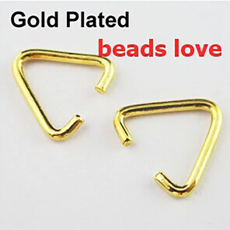 500pcs/Lots 4 Colors Triangle Loops Jump Rings Split Jump Rings Jewelry Connector Findings Accessories For Jewelry Diy Making