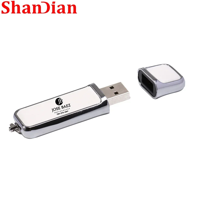 สีพิมพ์โลโก้หนัง64GB แฟลชไดรฟ์งานแต่งงานของขวัญ32GB USB 2.0กล่องไดรฟ์ปากกา16GB ความจุ Memory Stick 8GB U Disk