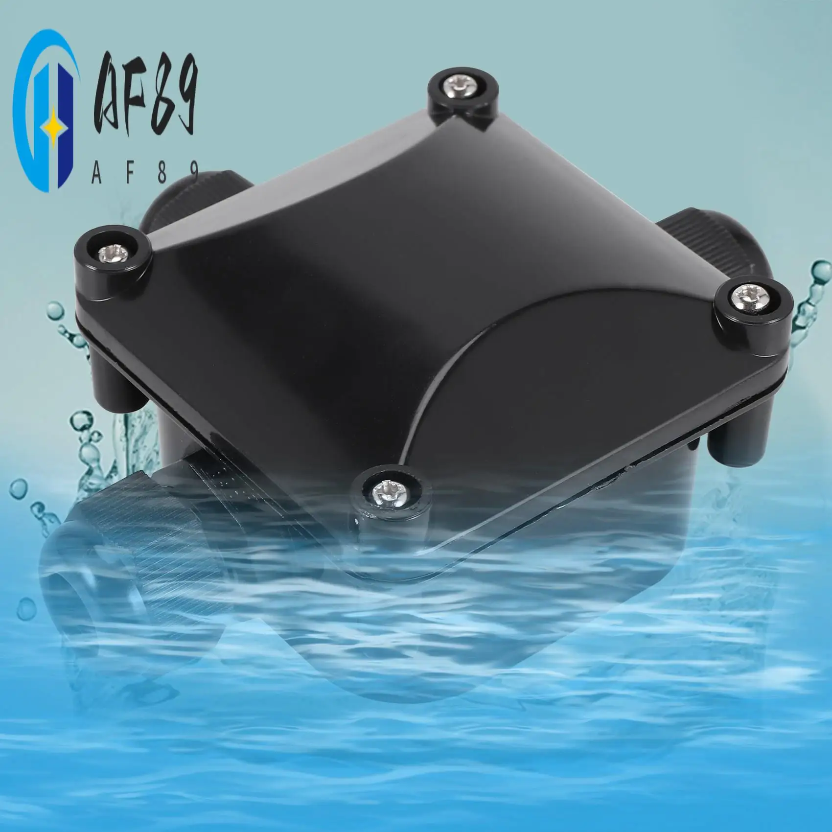 

AF89-3-Way Junction Box, IP 68 Waterproof Connectors For Outdoor Lighting External Junction Box Pack Of 10 Black
