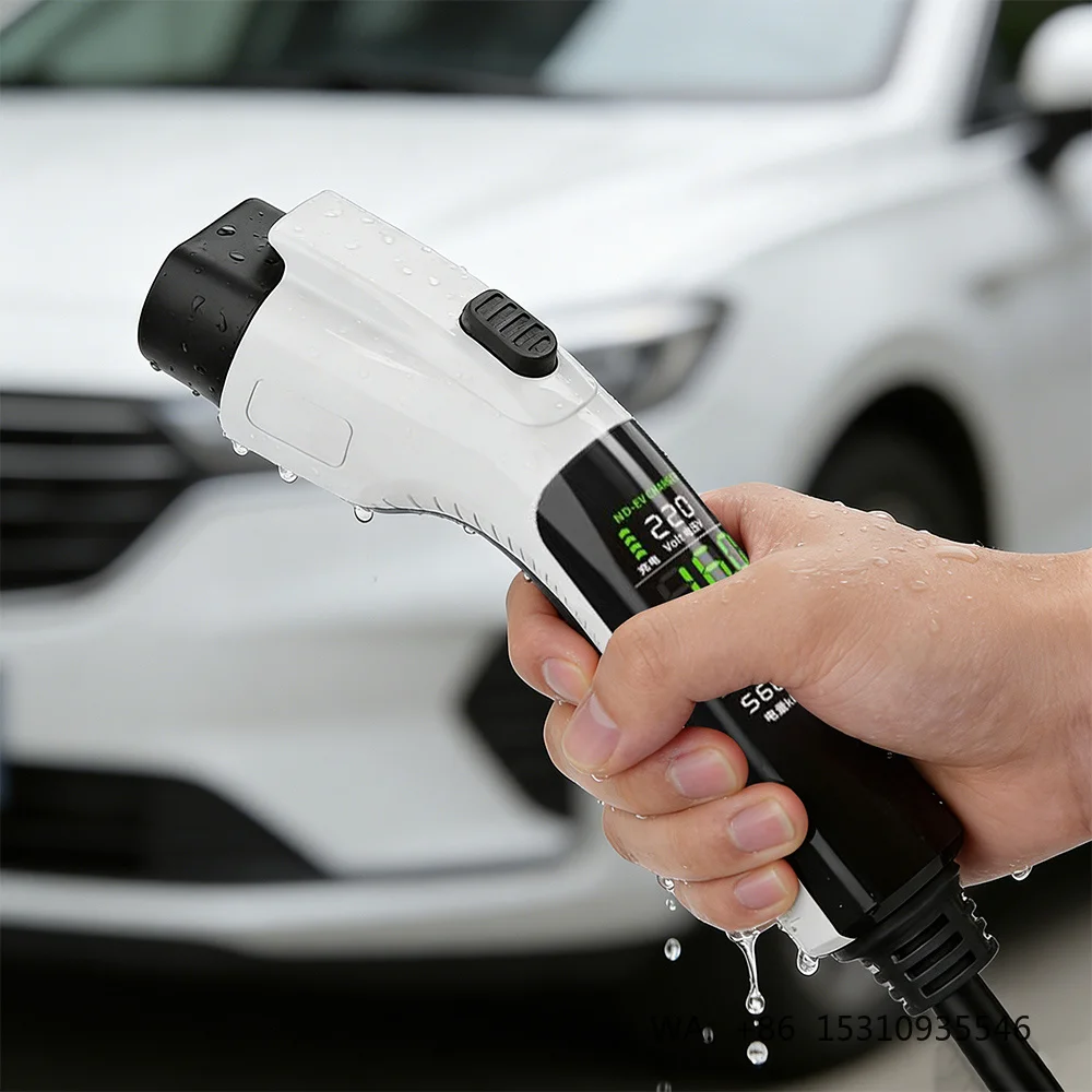 E-mingze New GBT 16A  3.5KW GBT Plug   EV Portable Charger with Integrated Charging and Discharging Function