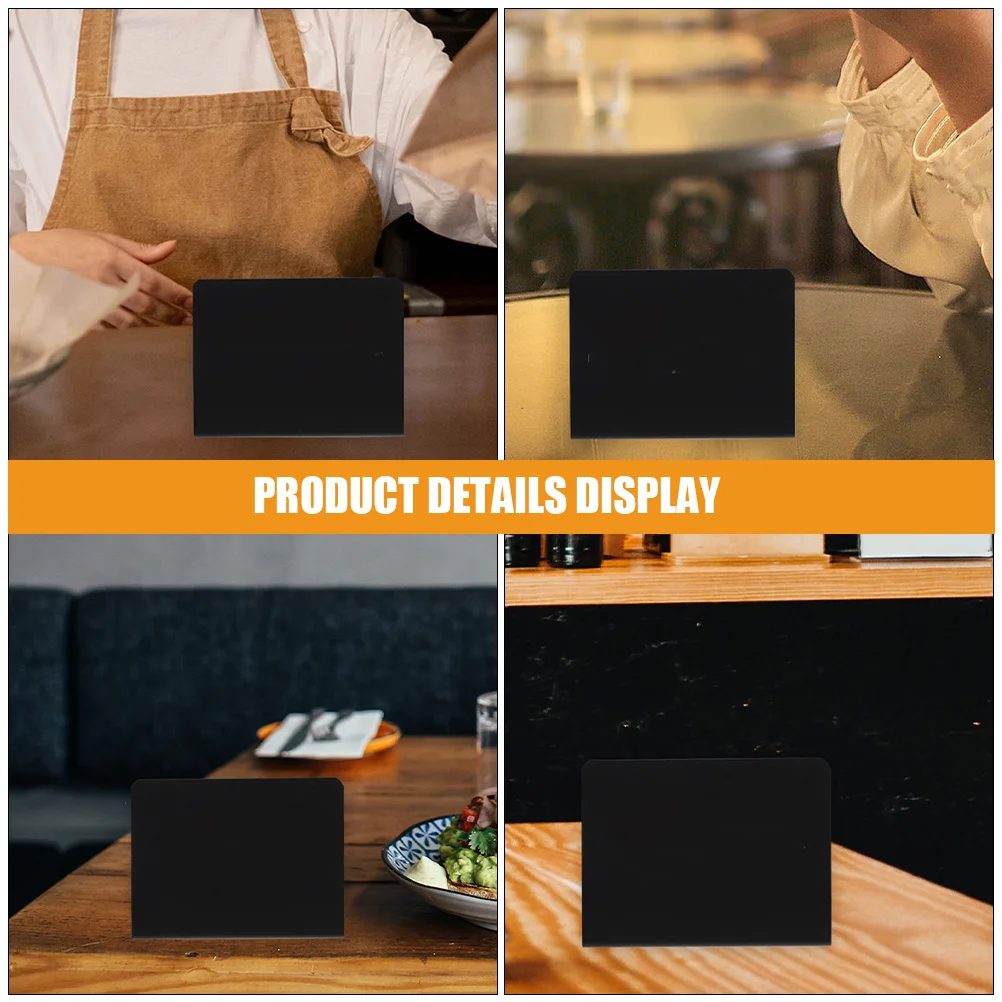 12Pcs Handwritten Menu Chalkboard Signs Tabletop Chalkboard Place Cards for Wedding Party Food Signs