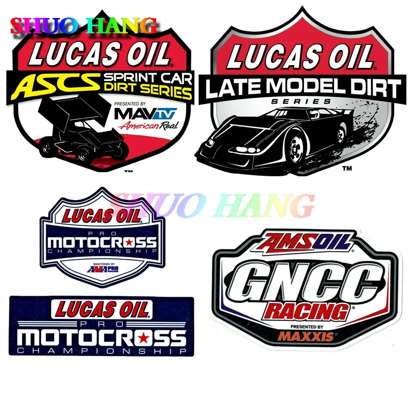 Lucas Oil Pro Off-Road Racing Model DiRT Series Racing Sticker Die Cut Vinyl Auto Parts Window Trunk Racing Decor Decal PVC